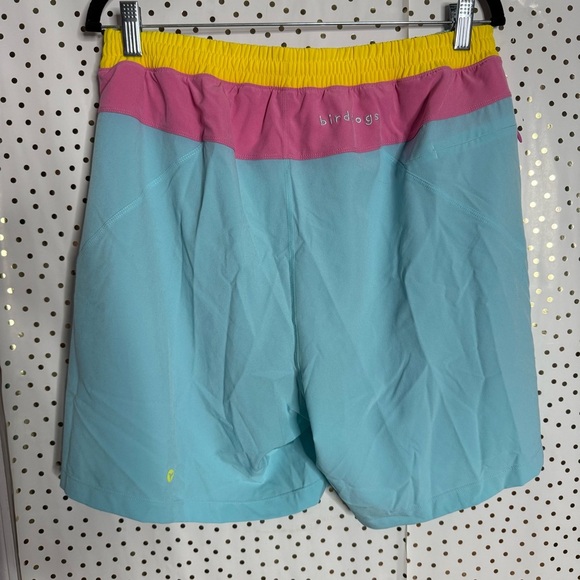 Birddogs Light Blue Athletic Shorts with Pink Accents - Picture 6 of 7